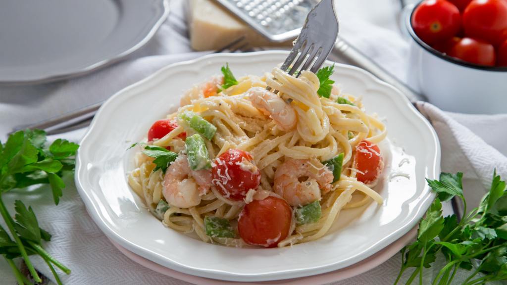 Healthy Shrimp and Pasta Alfredo Recipe - Food.com