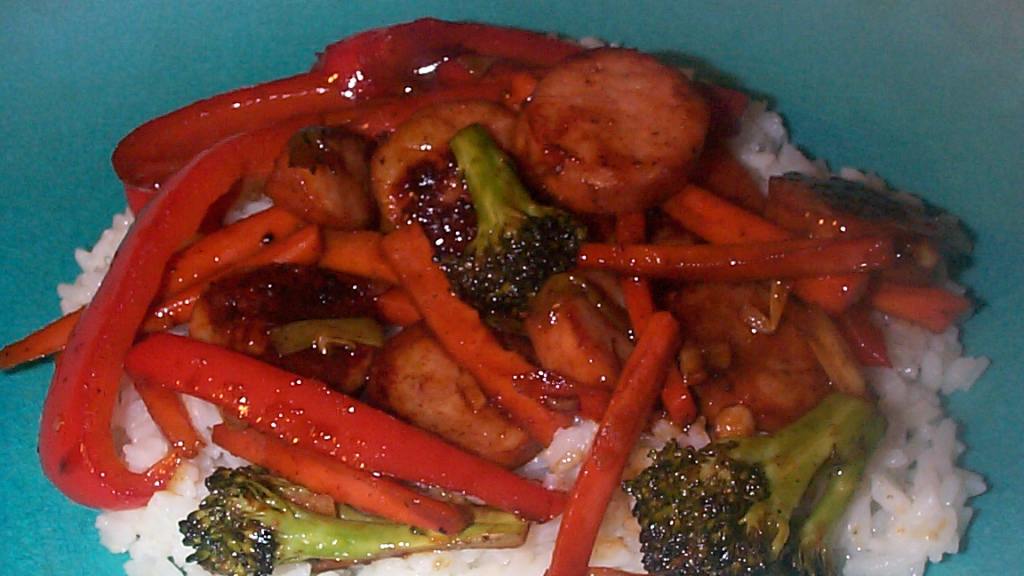 Stir-Fried Sausage and Vegetables Recipe - Food.com