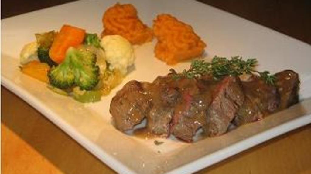 Marinated Bison/Buffalo Steaks With Sauce Recipe