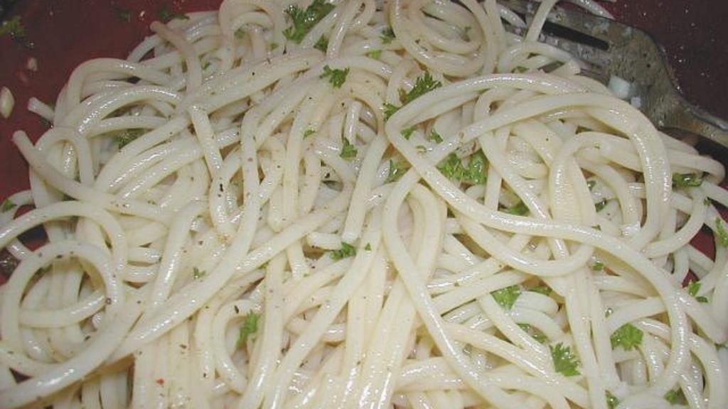 Garlic Parsley Spaghetti Recipe