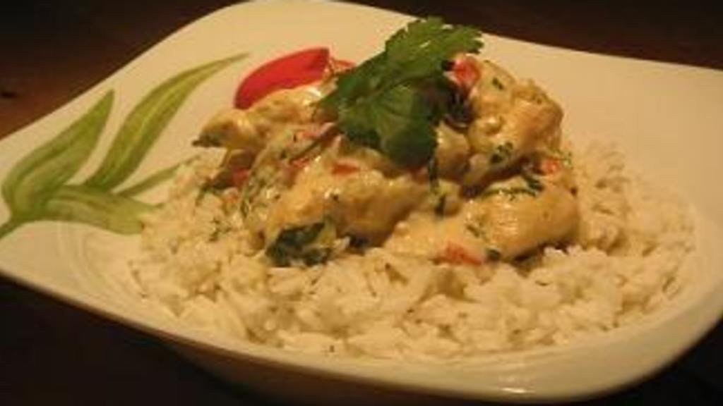 Chilli Chicken With Basil Coconut Cream Recipe