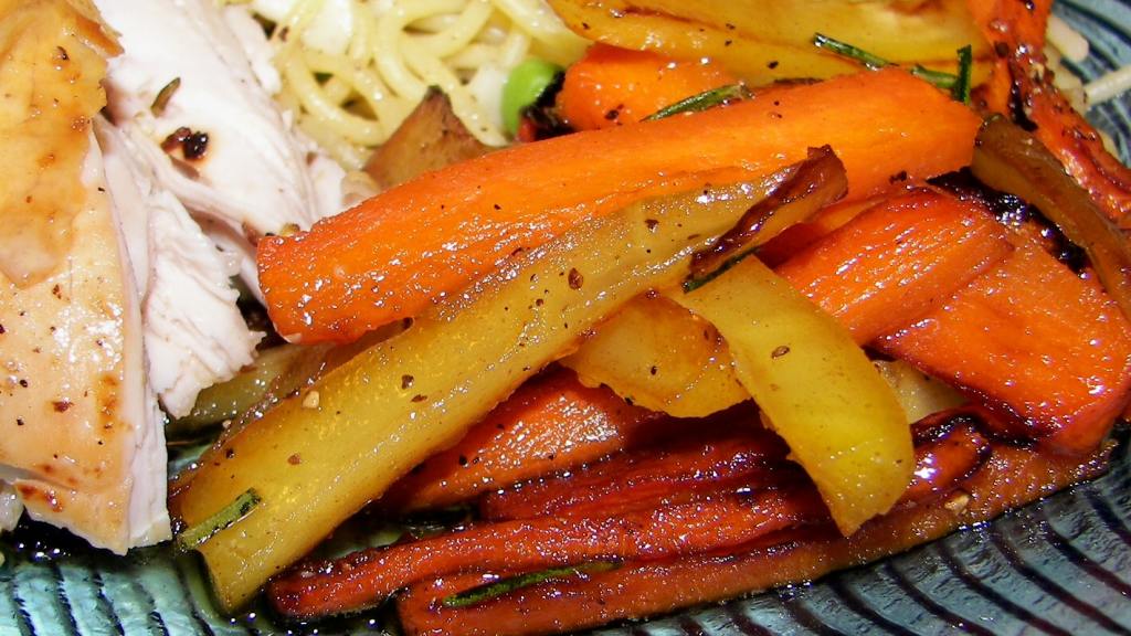 Sauteed Parsnips and Carrots With Honey and Rosemary Recipe