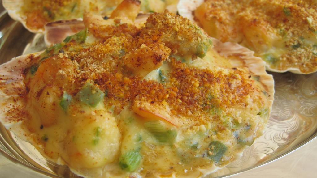 Shrimp and Crabmeat Au Gratin created by gailanng