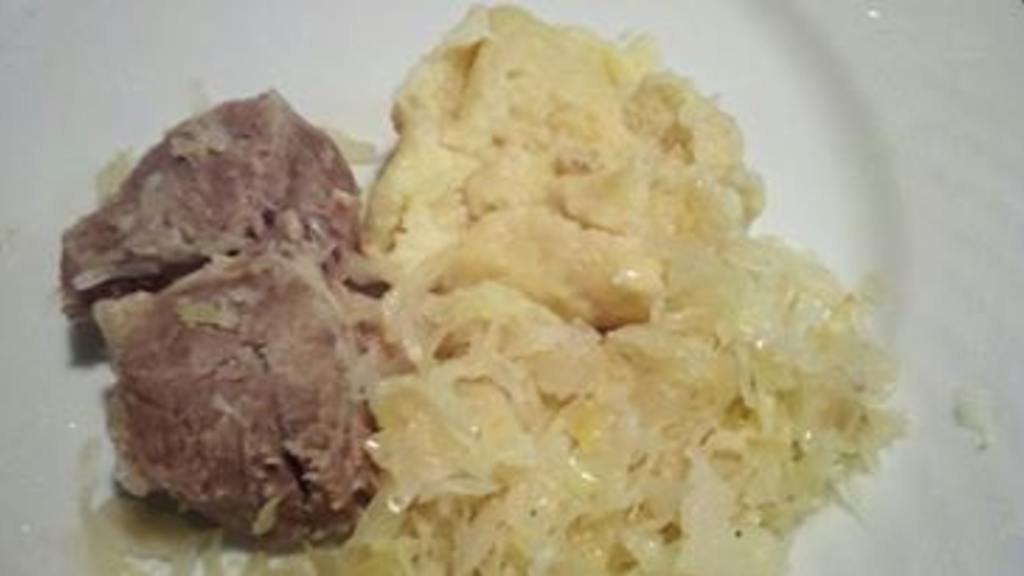Pork and Sauerkraut With Dumplings Recipe