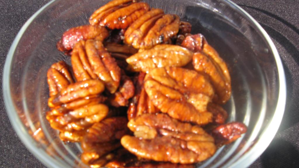 Spiced Candied Pecans created by mary winecoff