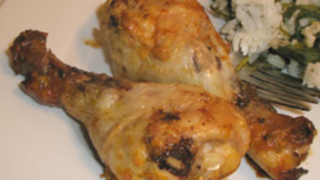 Grilled Chicken Legs With Orange and Rosemary Recipe