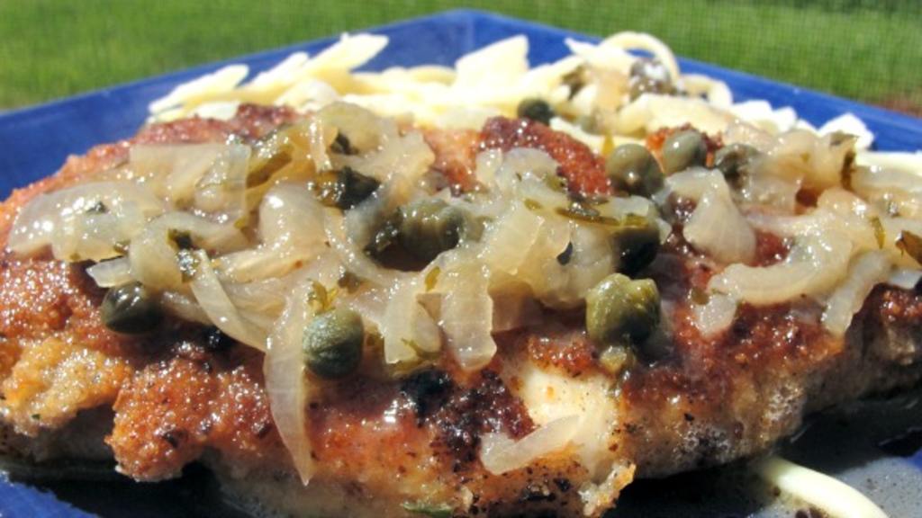 White Wine Shallots Sauce With Lemon and Capers Recipe