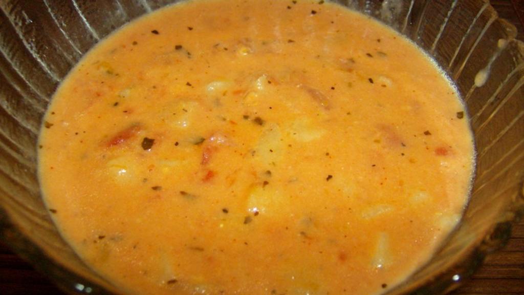 Tomato Potato Cheddar Soup created by FDADELKARIM
