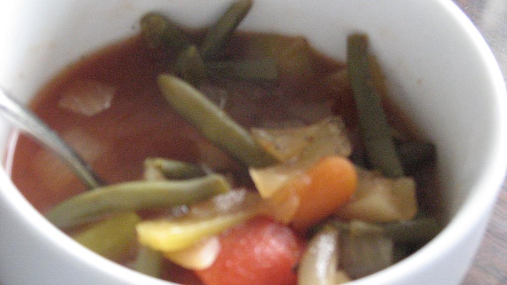 Garden Vegetable Soup Weight Watchers 0 Points Per 1 Cup Servi Recipe