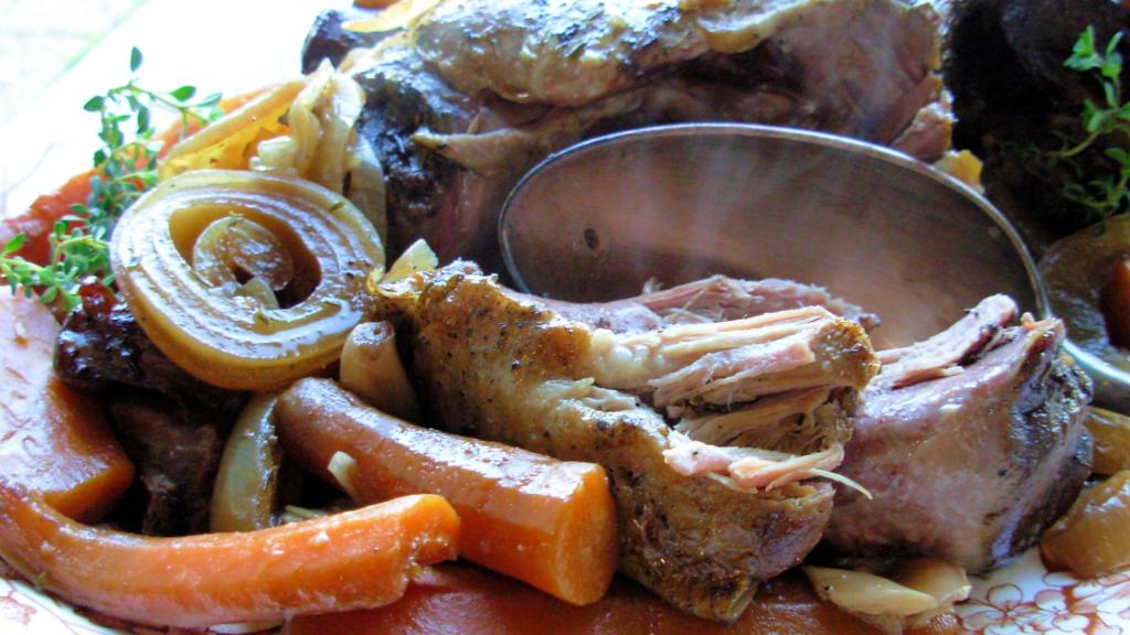 Gigot a La Cuillère - French Slow Cooked Spoon Lamb created by French Tart
