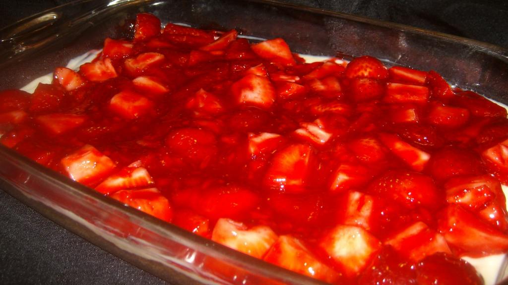 Strawberries and Cream Dessert Squares (Cookie Mix) Recipe