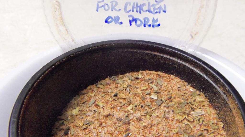 Spice Mix for Pork or Chicken Recipe