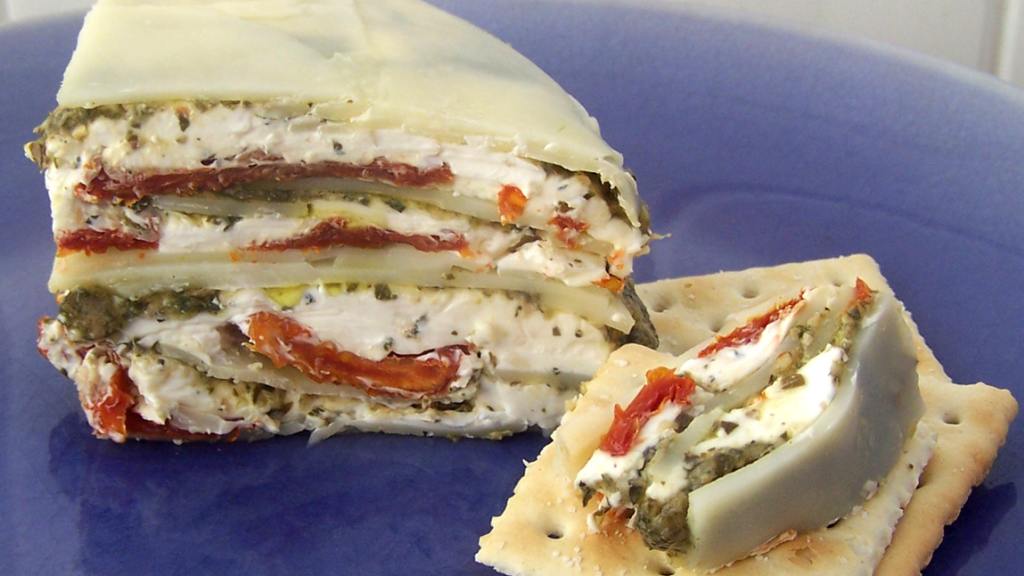Italian SunDried Tomato, Provolone and Pesto Torte Recipe