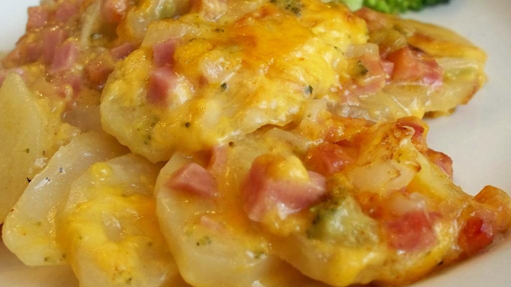 Scalloped Ham and Potatoes created by Parsley