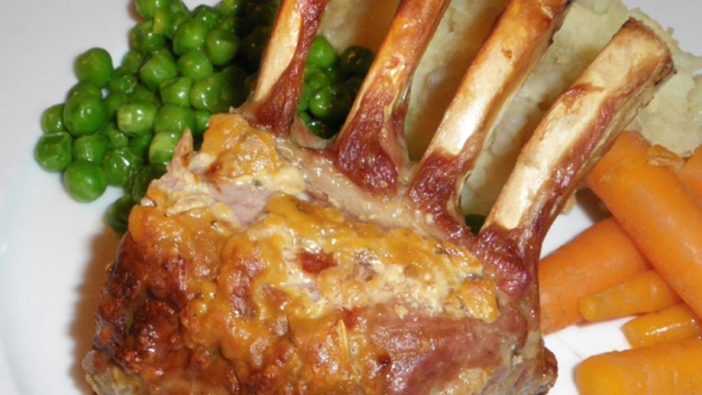 GarlicDijon Grilled Rack of Lamb Recipe