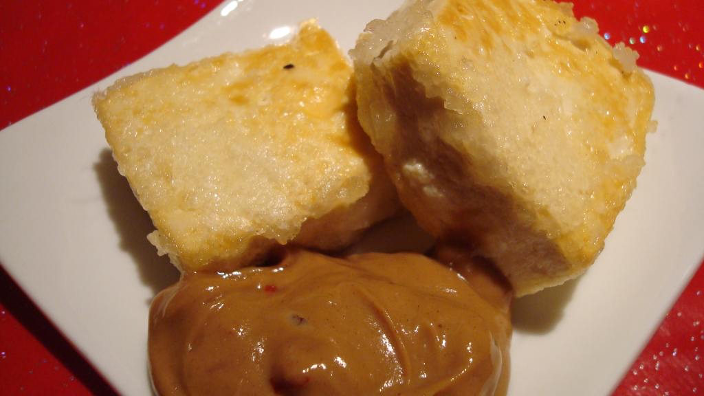 Crispy Tofu With Spicy Peanut Sauce Recipe - Food.com