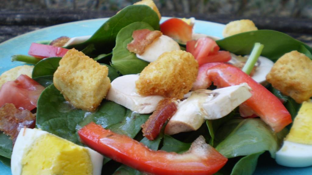 Italian Spinach Salad Toh Recipe