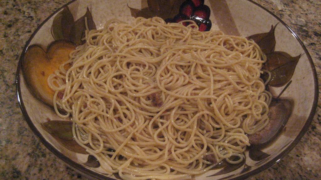 Spaghetti Aioli With Anchovies & Garlic (Spaghetti Aglio E O Recipe