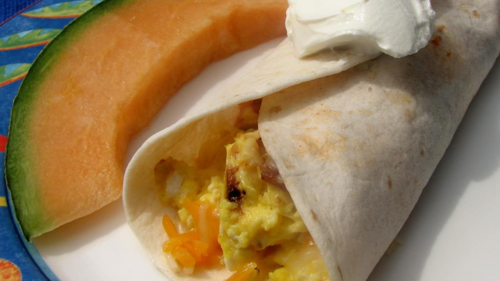 Bacon, Egg, and Cheese Breakfast Taco. Recipe