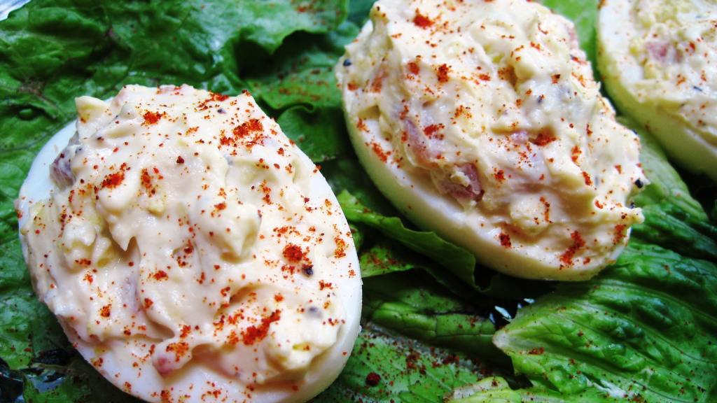 Bacon and Cream Cheese Deviled Eggs Recipe