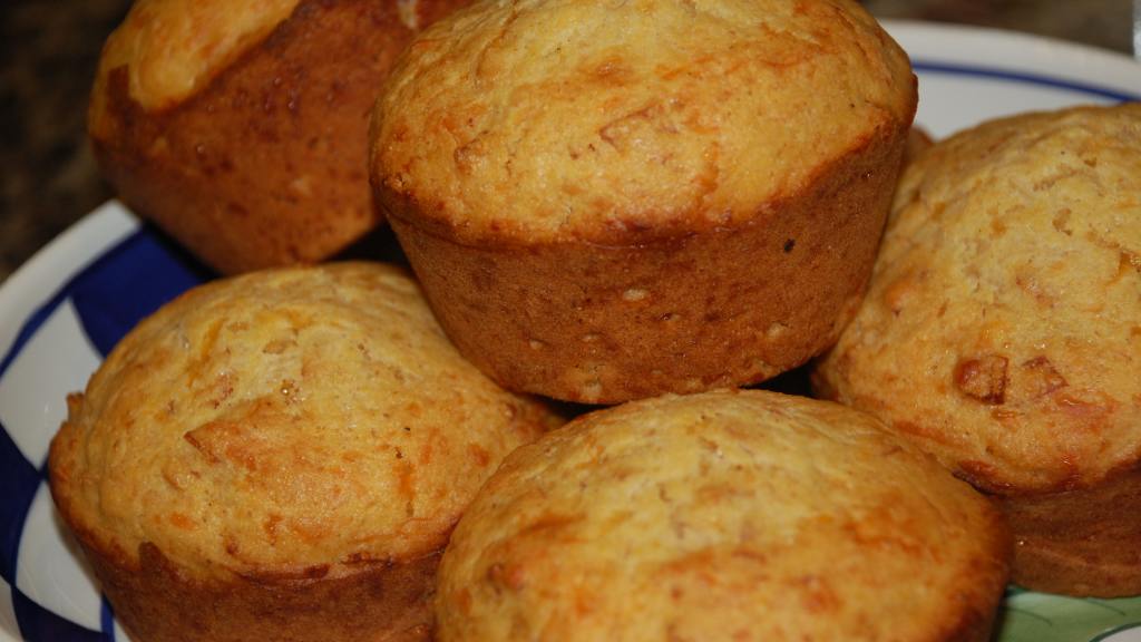 Pepperoni & Cheddar Corn Muffins in a "jiffy" Recipe