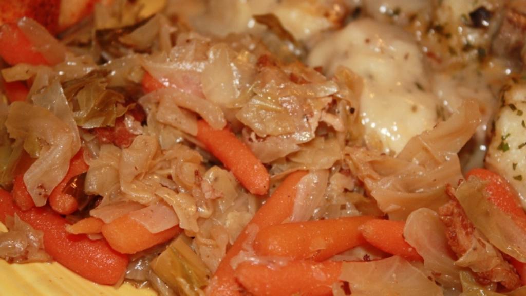 Braised Cabbage and Carrots Recipe