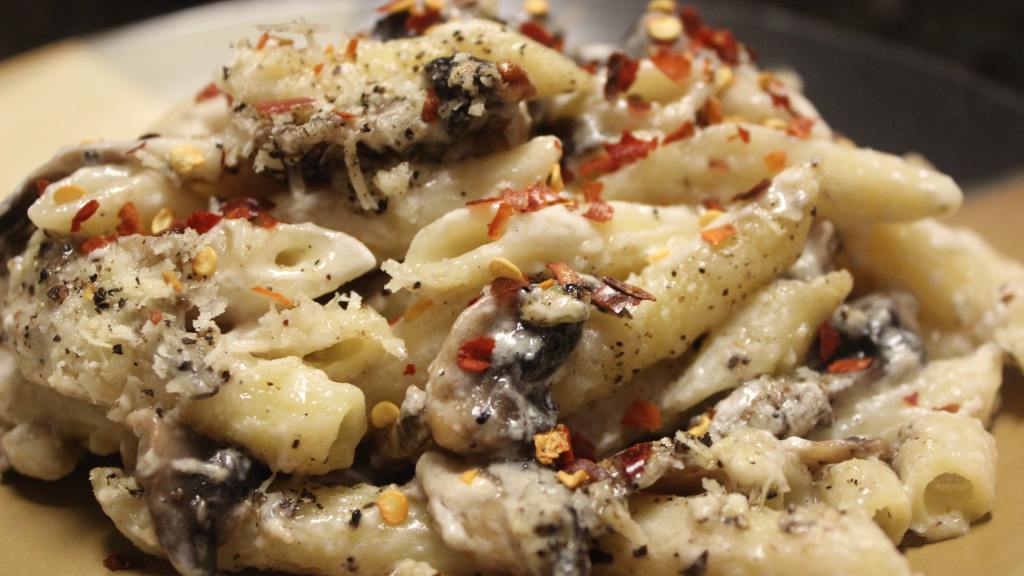 Baked Mushroom and Cheese Penne created by mommyluvs2cook