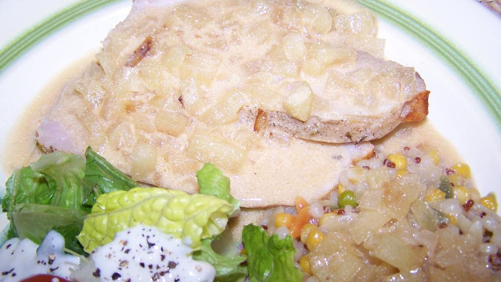 Irish Roast Pork With Cider Cream Sauce Recipe