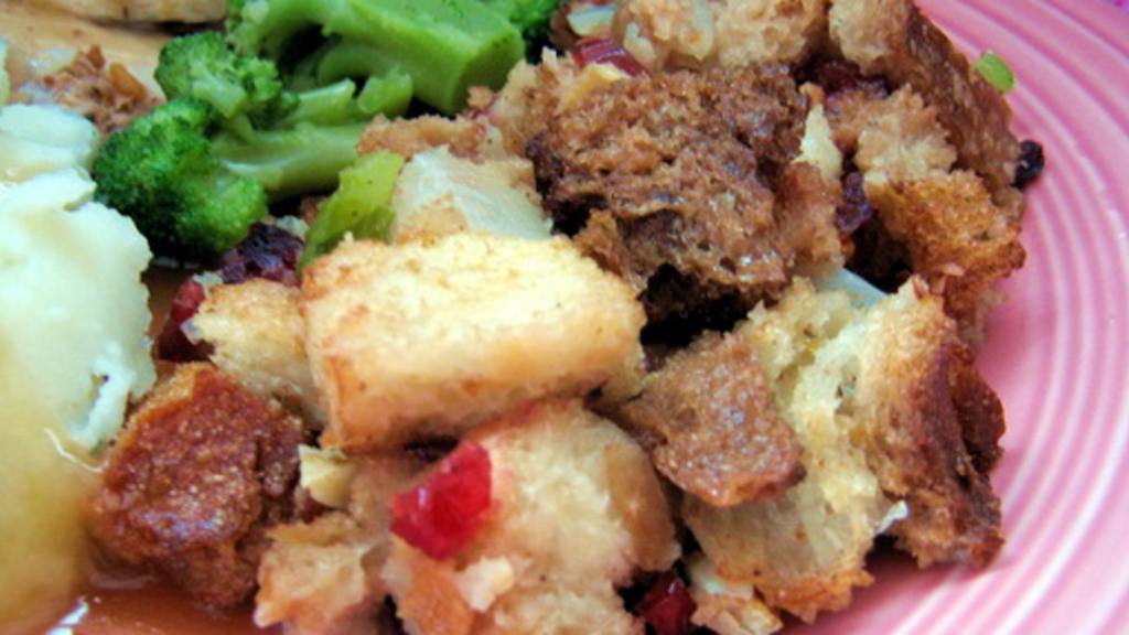 Roast Chicken Stuffing With Cranberries and Thyme Recipe