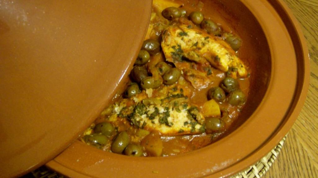 Fish Tagine With Olives (Moroccan Stew) Recipe