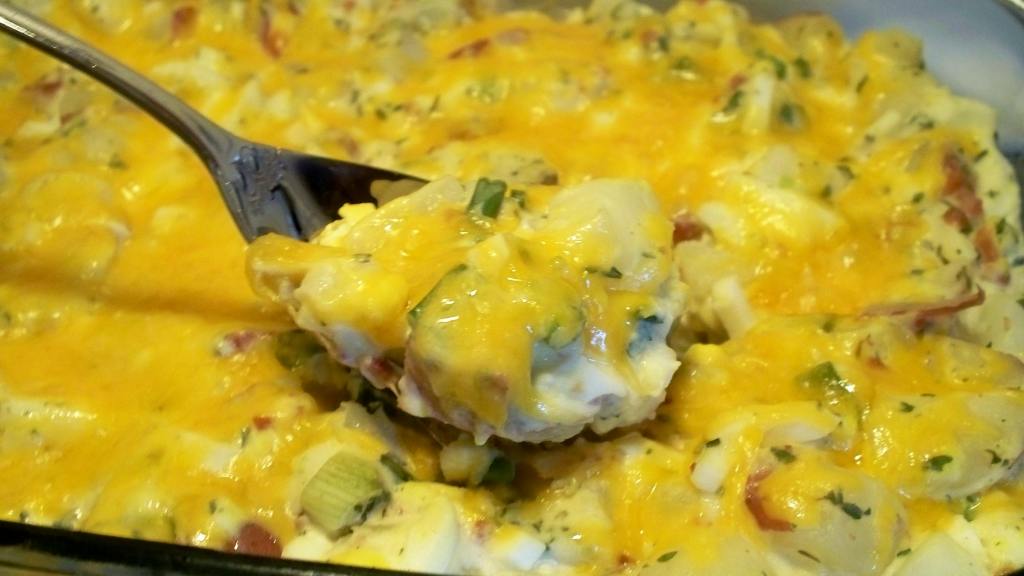 Potato Egg Casserole a La Hot Potato Salad Recipe