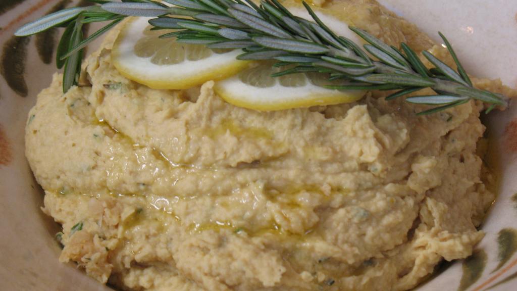 Garbanzo Bean Dip W/Meyer Lemon and Rosemary Recipe