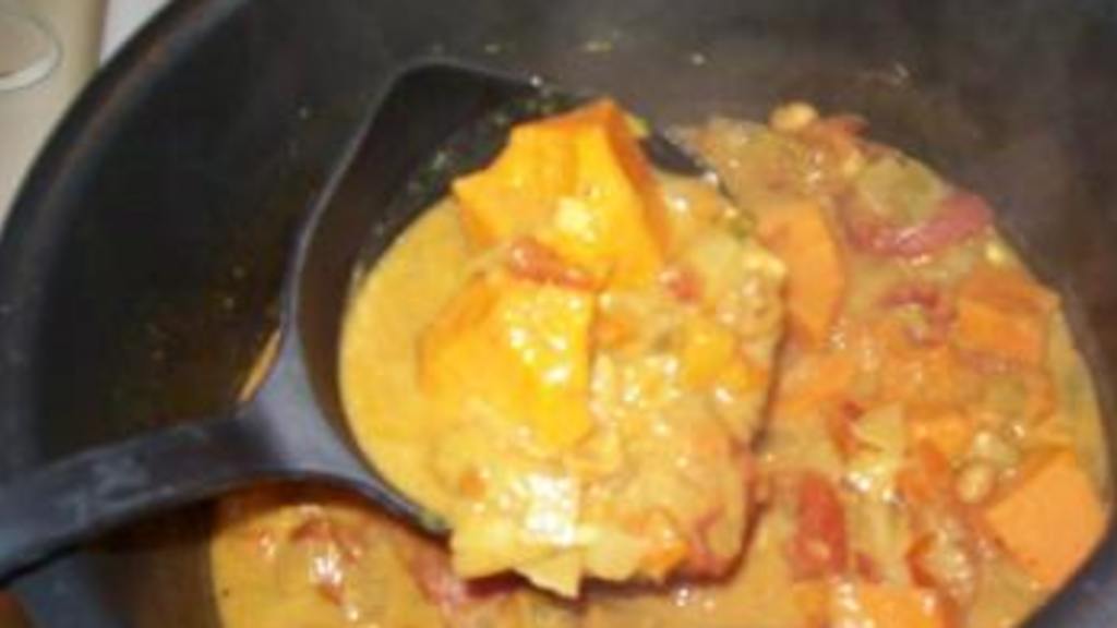 Vegan African Sweet Potato Stew created by Maggie the Vegan Ch