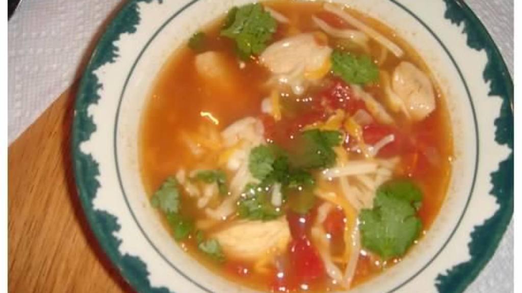 Pampered Chef Chicken Tortilla Soup Recipe