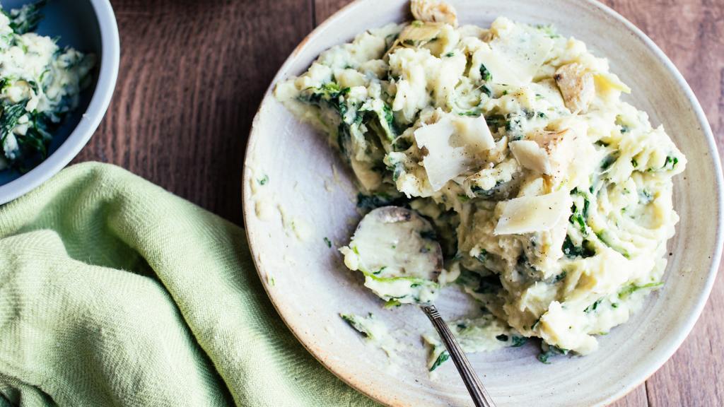 Spinach & Artichoke Mashed Potatoes Recipe
