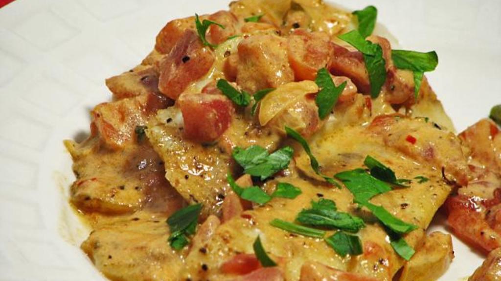 Fish Fillets in Tomato Cream Sauce created by KerfuffleUponWincle