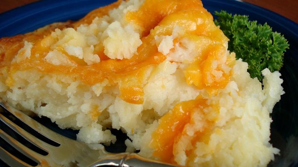 Cheddar Cheese Mashed Potato Casserole created by Marg CaymanDesigns 