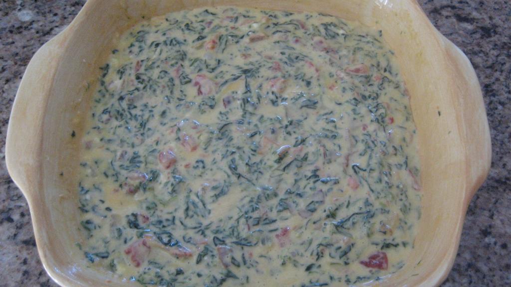Quick Cream Cheese, Spinach & Bacon Dip (Microwave) Recipe