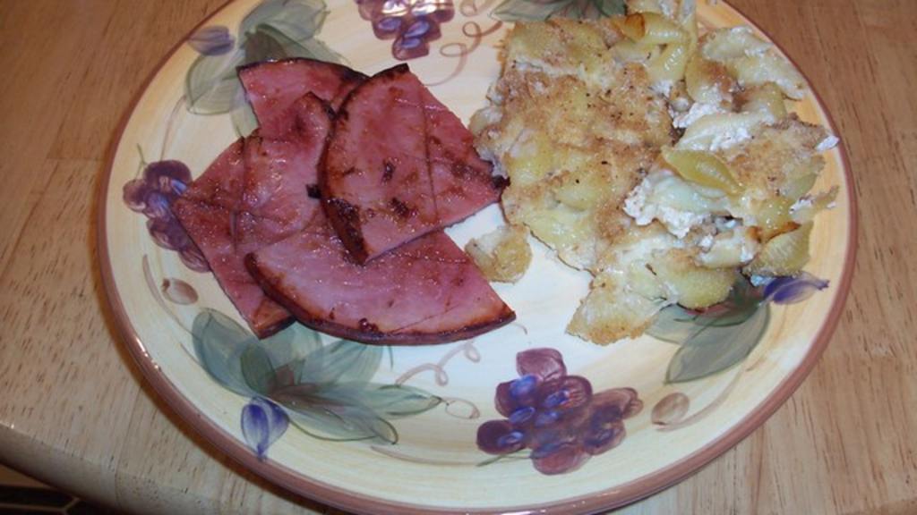 Grilled Ham Slices With Horseradish Basting Sauce Recipe