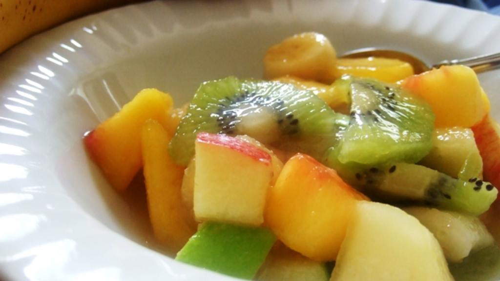 Froutosalata or Mixed Fruit With Orange Juice & Honey (Greec Recipe