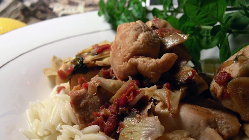 GreekStyle Chicken and Artichokes Recipe