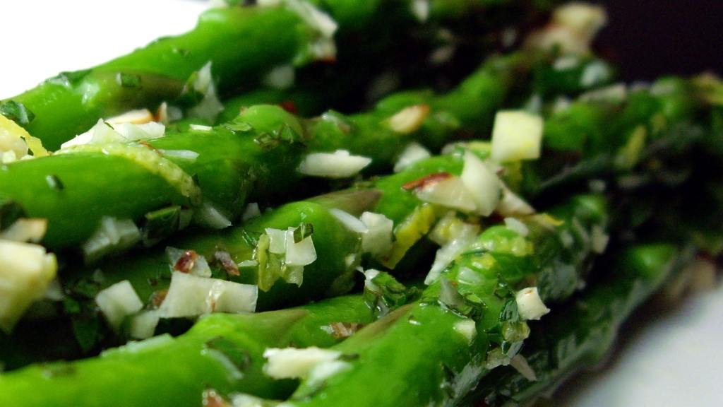 Asparagus With Hazelnut Gremolata Recipe