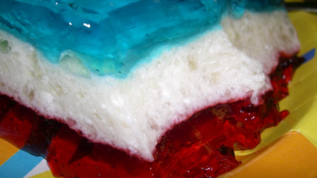 Red, White, and Blue Jello created by Random Rachel