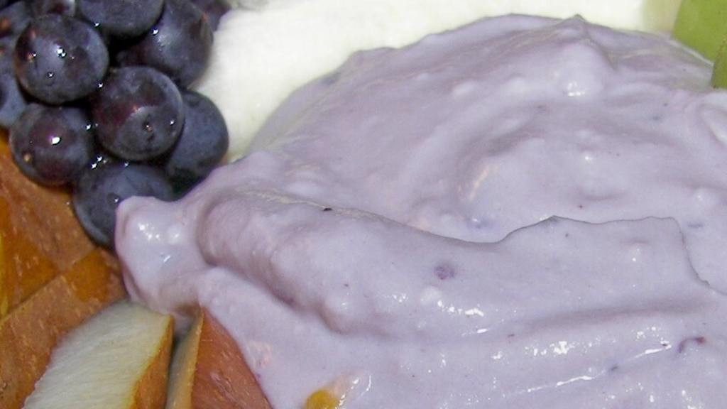 Blueberry Fruit Dip Recipe
