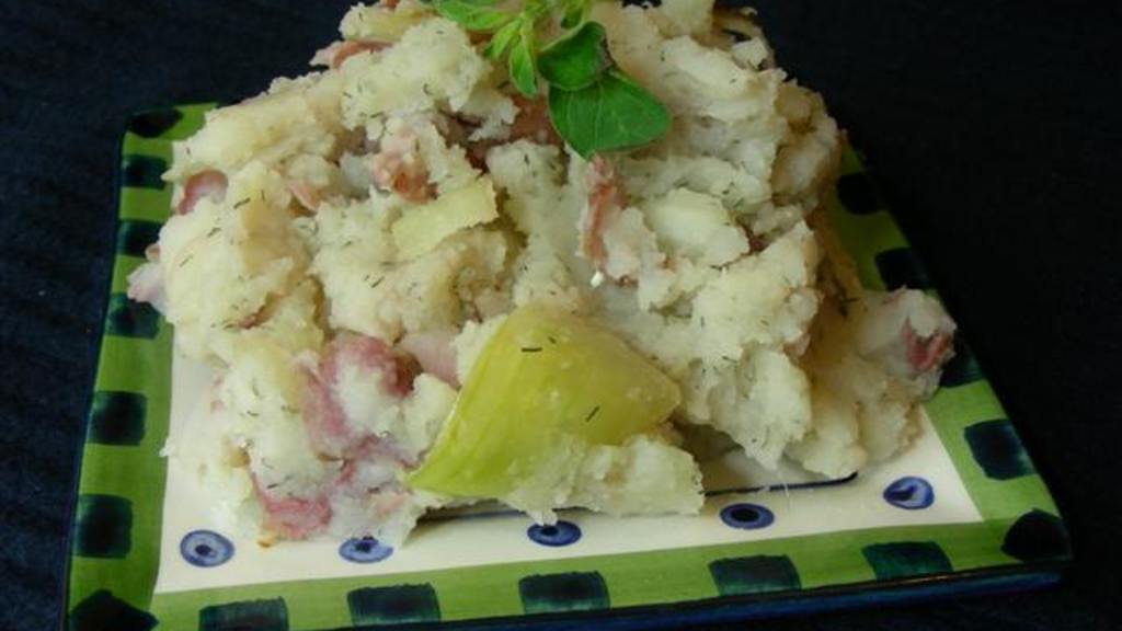 Mashed Potatoes With Onion and Dill created by kiwidutch