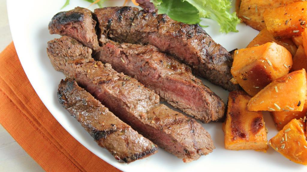 Grilled Flat Iron  Steak created by DeliciousAsItLooks