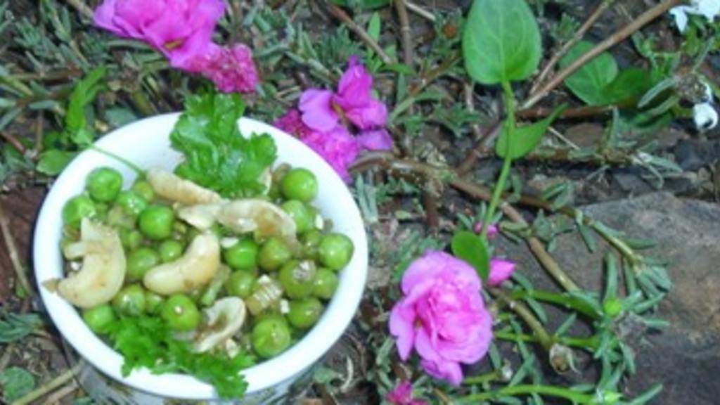 Balsamic Cashew Pea Salad created by Karen Elizabeth