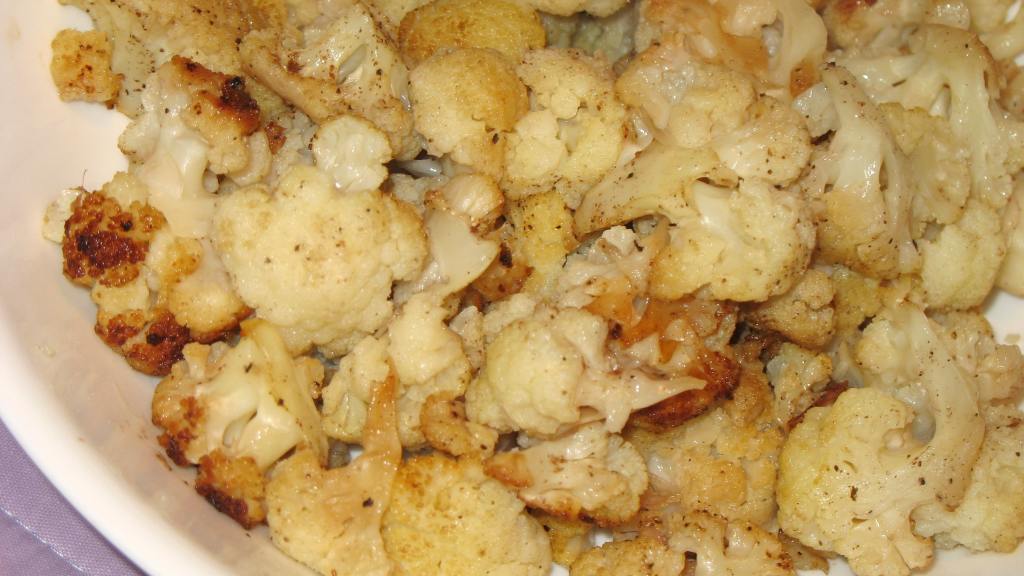 Roasted Nutmeg Cauliflower Recipe