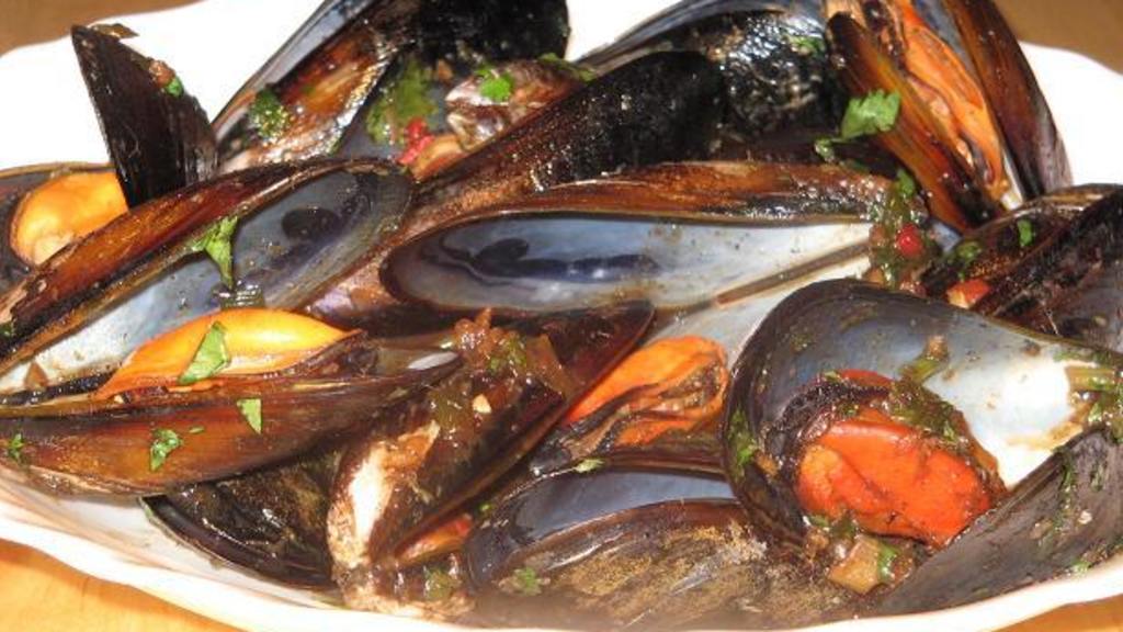 Mussels in Black Bean Sauce Recipe