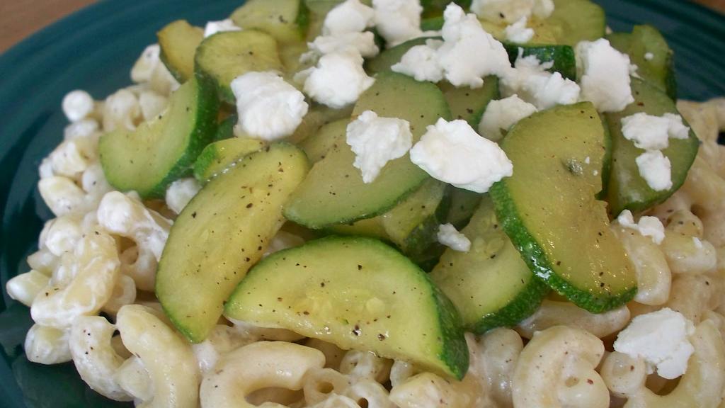 Pasta With Zucchini and Goat Cheese Recipe